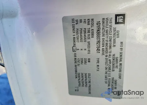 2007 Cadillac Escalade Esv из США, поврежденный, VIN 1GYFK66807R278451